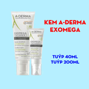 Kem dưỡng ẩm cho da khô viêm da dễ dị ứng A-Derma Exomega Allergo Emollient Balm